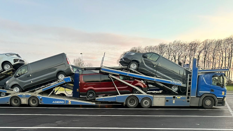 Transport samochodów w Europie